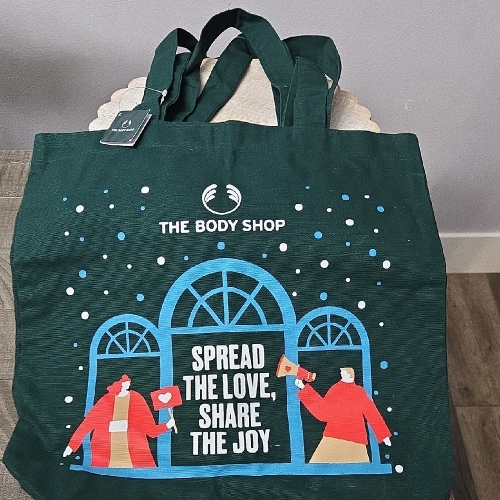The Body Shop Festive Green Tote